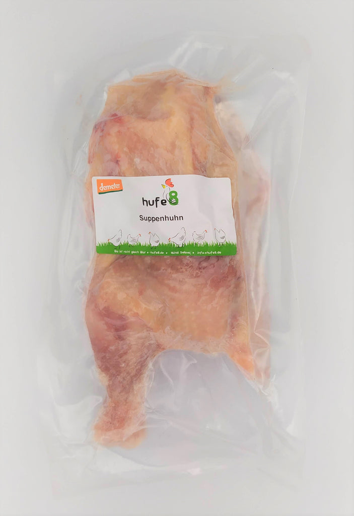 Demeter Bio Suppenhuhn,ganz, ca.1,1 kg, TK