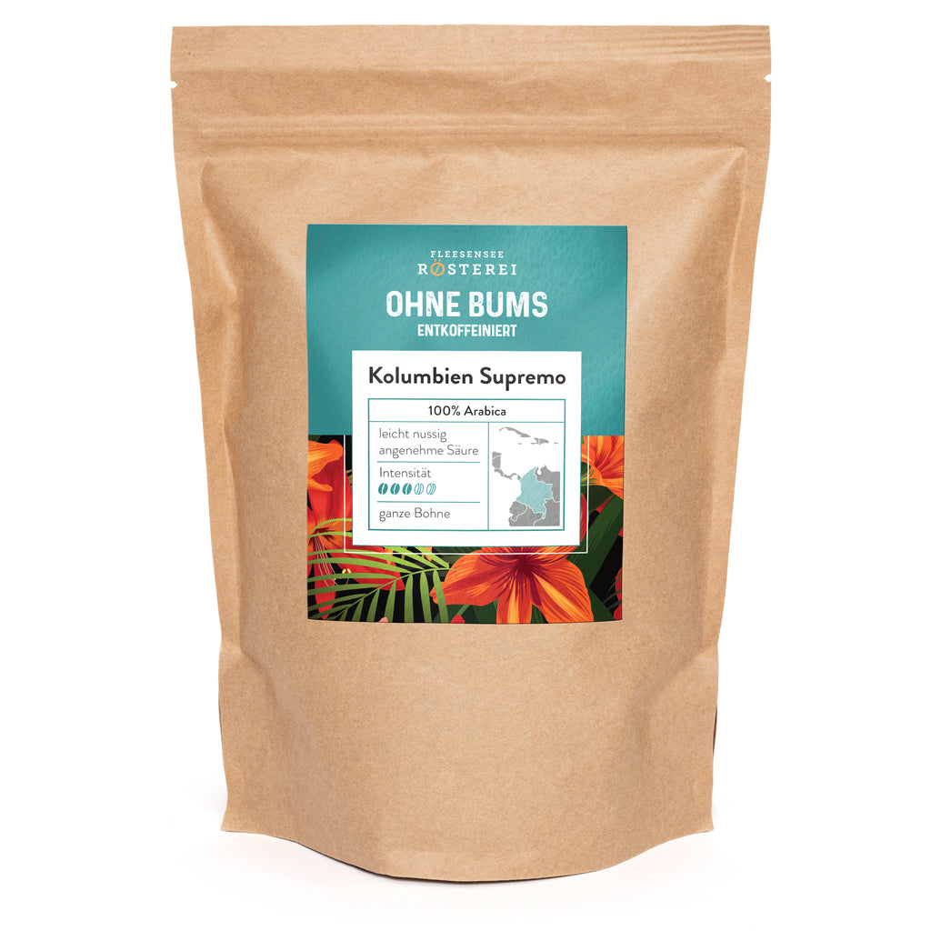 Kolumbien entkoffeiniert