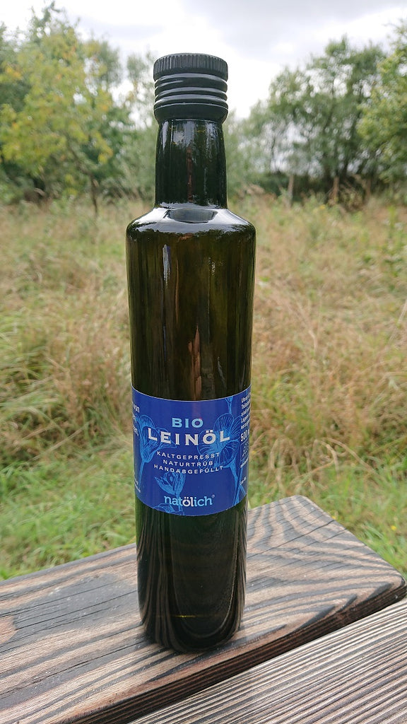 Leinöl, 500 ml Flasche, 5 Tage Vorlauf