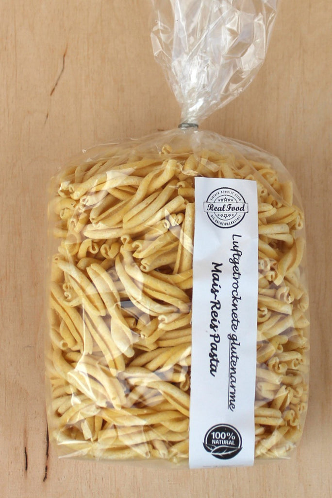 Luftgetrocknete glutenarme Mais Reis Pasta 400g