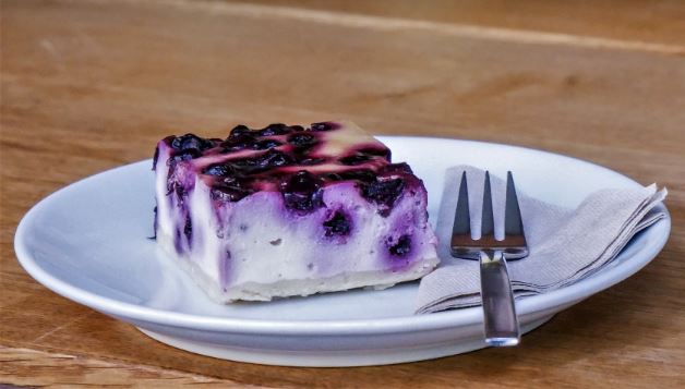 Quark-Heidelbeer-Kuchen